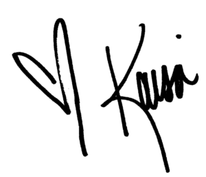 Kaisa Signature and heart